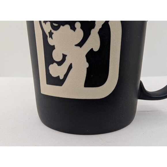 Mug Disney World Fantasia Sorcerer Mickey Mouse Etched coffee Black Beige 2017 - Picture 8 of 15